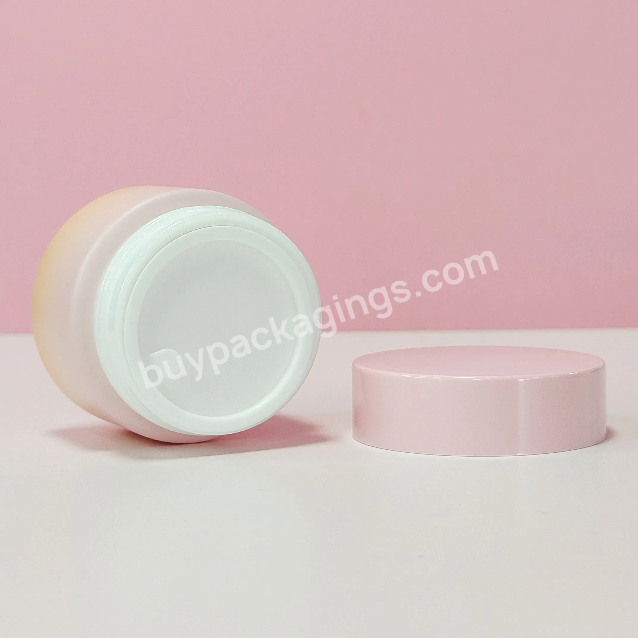 Refillable Bottle Empty Custom Container 15g 30g 50g 100g Portable Travel Face Cream Jar With Lid