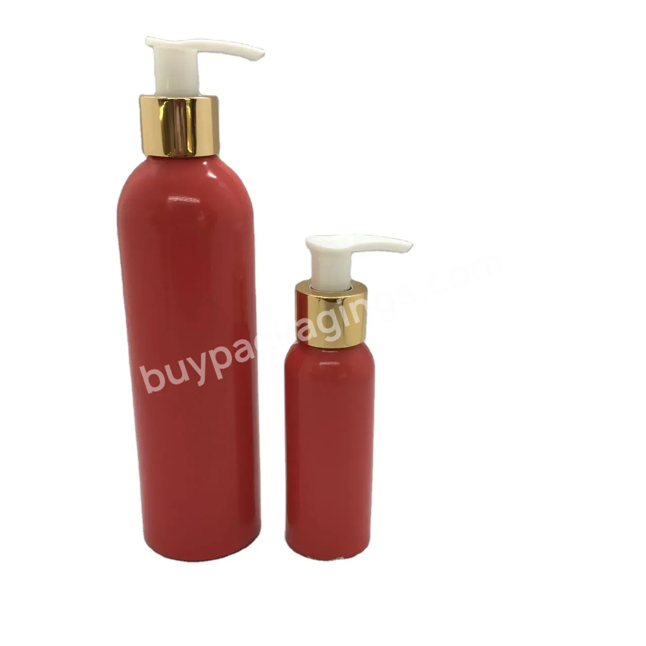 Refillable Empty Metal Atomizer Bottles Aluminum Red 50ml