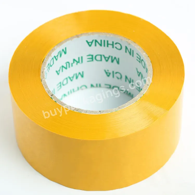 Reliable Supplier Waterproof Beige Strong Bopp Adhesive Jumbo Roll Packing Tape