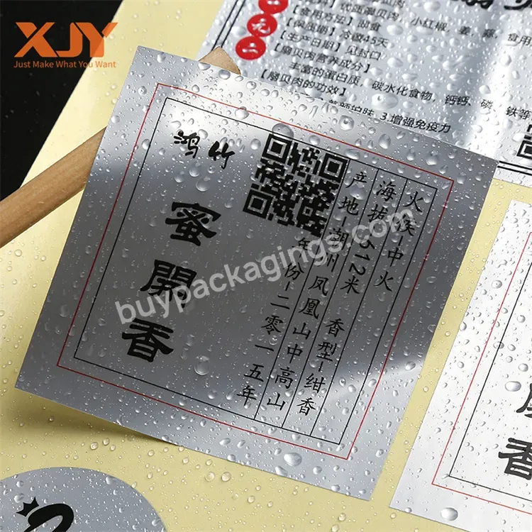 Removable Custom Hologram Vinyl Heat Transfer Matt Box Sealing Sticker Design Paper Adhesive Logo Printing Clear Sticky Labels