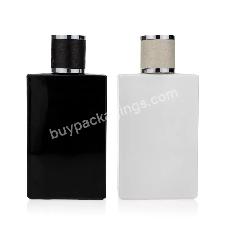 Resealable Empty Matte White Perfume Glass Bottles