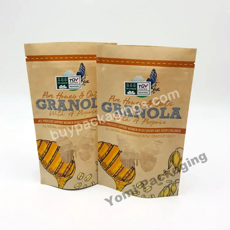 Resealable Food Grade Packaging Stand Up Pouch Matt Surface Zipper Bag With Valve Foil Ziplock Coffee Bag