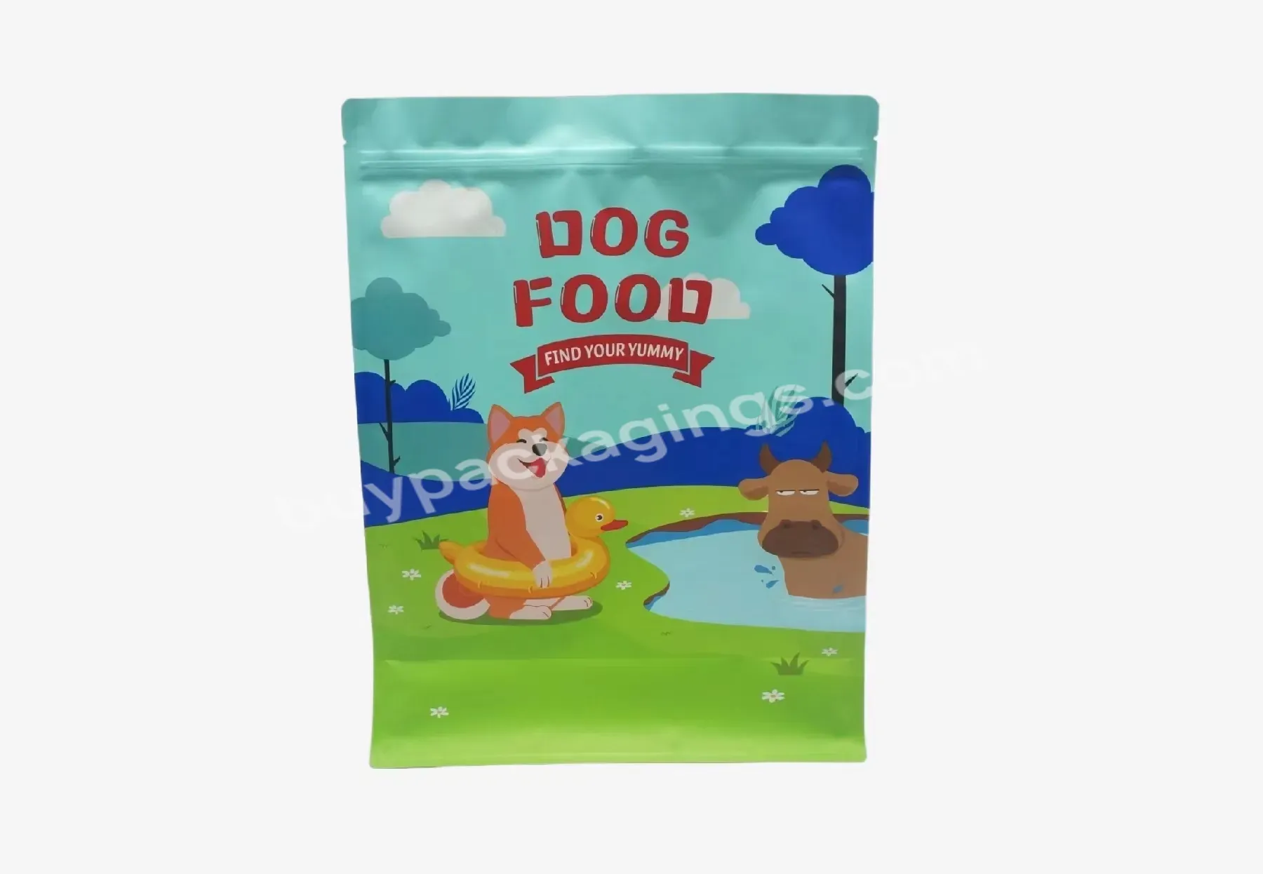 Resealable Pet Food Packaging Plastic Bag With Zipper - Buy Packaging Pet Food Bags,Cookie Snack Food Plastic Bags,Cat Food Dog Food Pet Snack Bags.