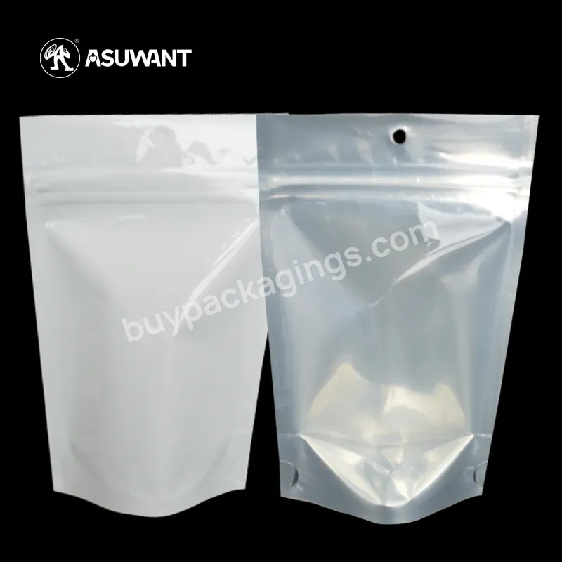 Resealable Plastic Mylar Zipper Food Grade Pe Bath Salt Packaging Bag