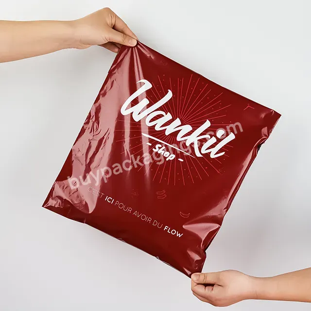 Resealable Polymailer Custom Flyer Bag Custom Print Shipping Bags Logo Poly Bag Packaging With Logo