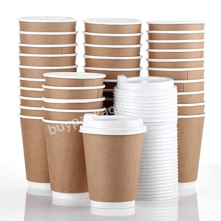 Resistance Coffee Hot Coffee Cup Set/sleeves Heat Resistant Bakery Popular Kraft Paper Bag