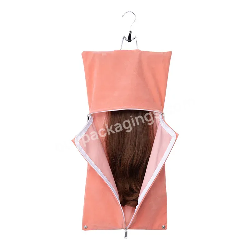 Reusable Custom Logo&design Bags For Hair Extension Satin Bags For Wigs Hair Bags