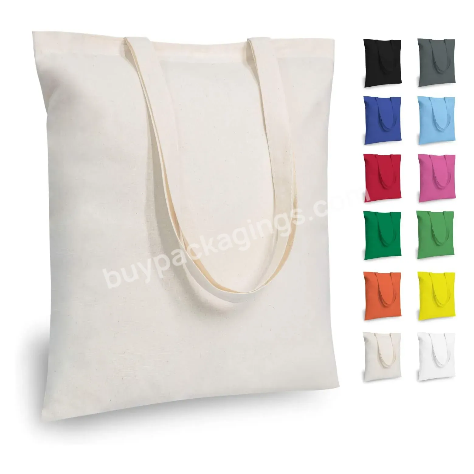 Reusable Custom Made Canvas Tote Bag Cotton Tote Bags Cotton Canvas Tote Bag