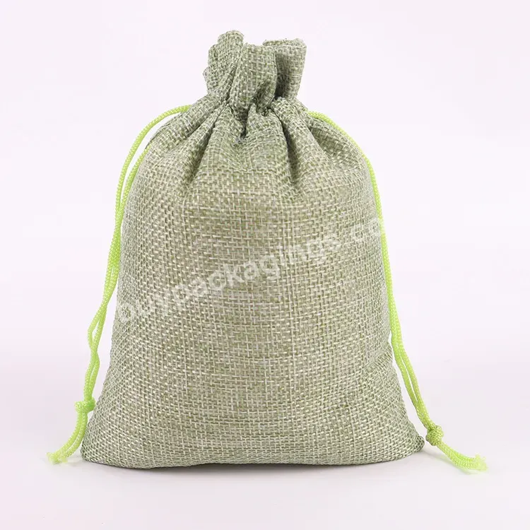 Reusable Dust Drawstring Bags Customized Logo Eco-friendly Gifts Cotton Drawstring Cotton Bags For Shopping Jute Bags