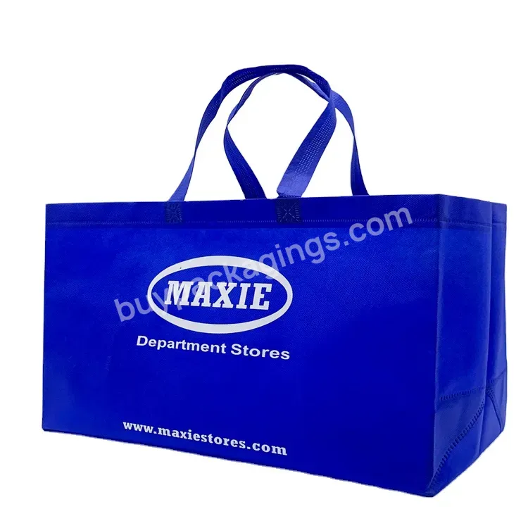 Reusable Eco Friendly Shopping Bag Oversize Everyt Non Woven Golden Laminated Shopping Bag Non Woven Shopping Bag Uae