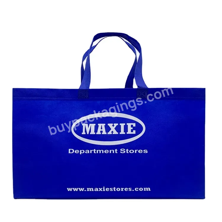 Reusable Eco Friendly Shopping Bag Oversize Everyt Non Woven Golden Laminated Shopping Bag Non Woven Shopping Bag Uae