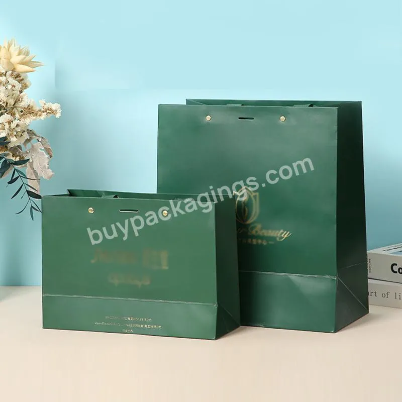REYOUNG Custom Logo Luxury Paperbag Packaging Bag Sac En Papier Thank You Gift Bag Bolsa De Papel Paper Bag With Handle