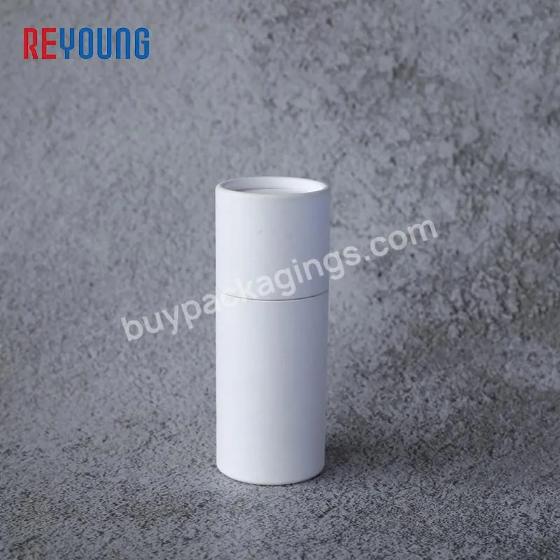 REYOUNG OEM Eco-friendly Cardboard Kraft Paper Can Round Cylinder Paper Tube Packaging Can For Tea and Cosmetic