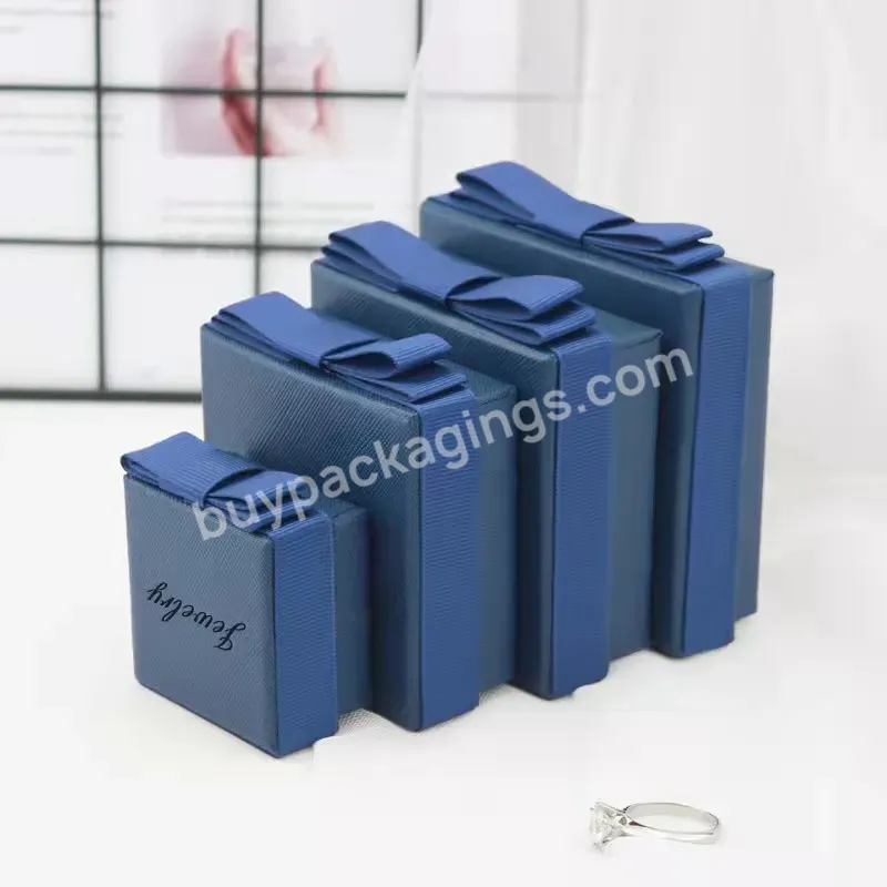 Ribbon Tied Square Cosmetic Jewelry Box Bow Muliple Size Ring Pendants Bracelet Necklace Earrings Box - Buy Ribbon Tied Square Cosmetic Jewelry Box,Bow Muliple Size Ring Box,Pendants Bracelet Necklace Earrings Box.