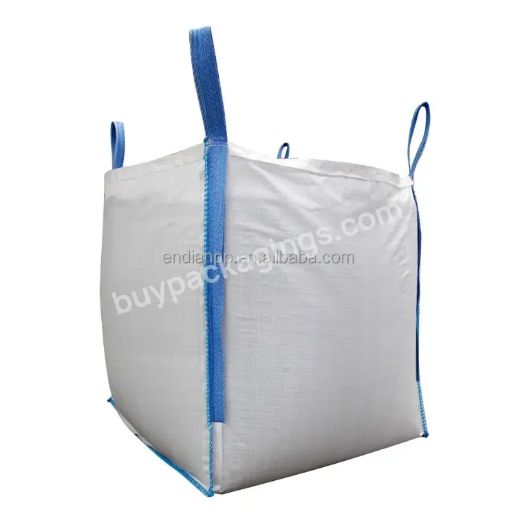 Rice Baffle 500 1000 1500 2000 Kg Pp Plastic Woven Big Bulk Jumbo Fibc Bag