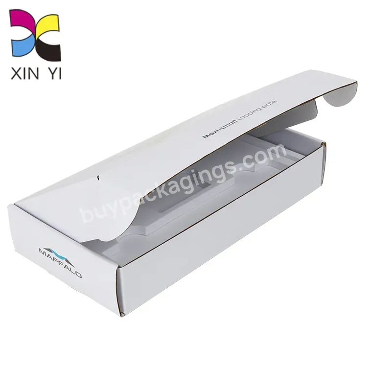 Rigid Mailer Box White Custom Keyboard Packaging Boxes Plate Corrugated Box With Insert