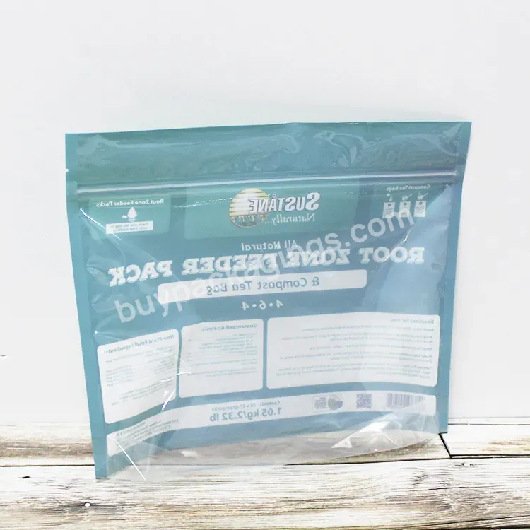 Roast Chicken Duck Roasted Seaweed Bags Plastic Zipper Dried Vegetables Transparent Food Packaging Bag