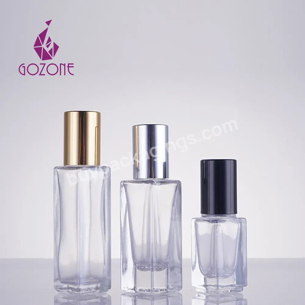 Roll Bottle Supplier Fancy 3ml 5ml 10ml Plastic Rectangle Square Roll On Glass Bottle