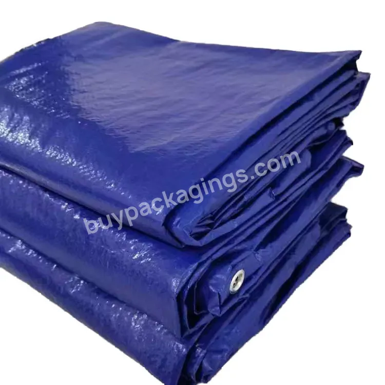 Roofing Waterproof Polyethylene Light Weight Roof Cover Poly Tarp Blue Pe Tarpaulin Sheet