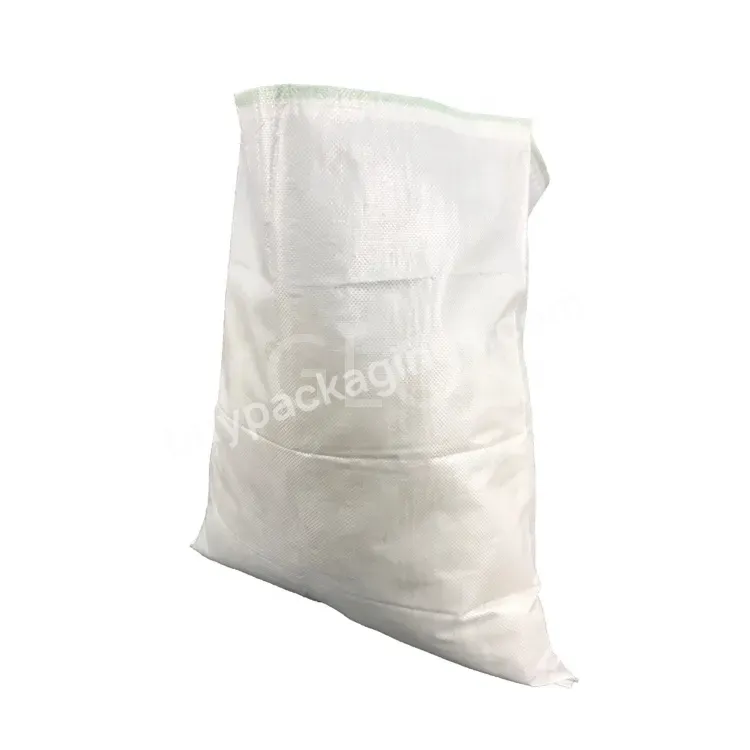Rot Proof Uv Resistant White Woven Polypropylene Sacks 50 Cm X 75 Cm Wholesale
