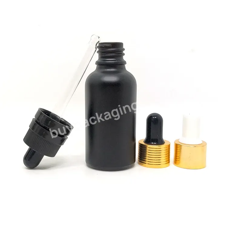 Round 10 15 20 30 50 100 Ml Empty Glass Dropper Bottle Box Packaging Cosmetic Serum Essential Oil Bottle With Dropper