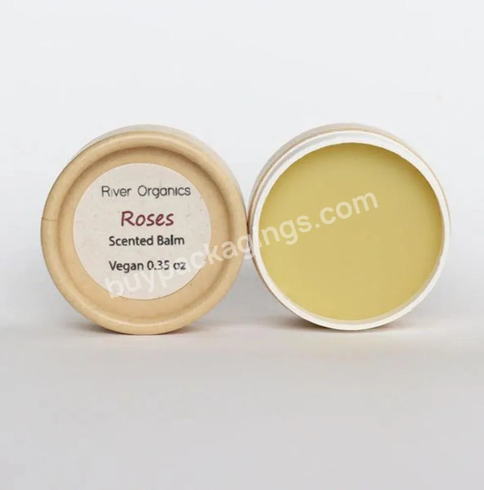 Round box for fragrance aftershave balm oil prevent cylinder gift box packaging perfume oil body balm