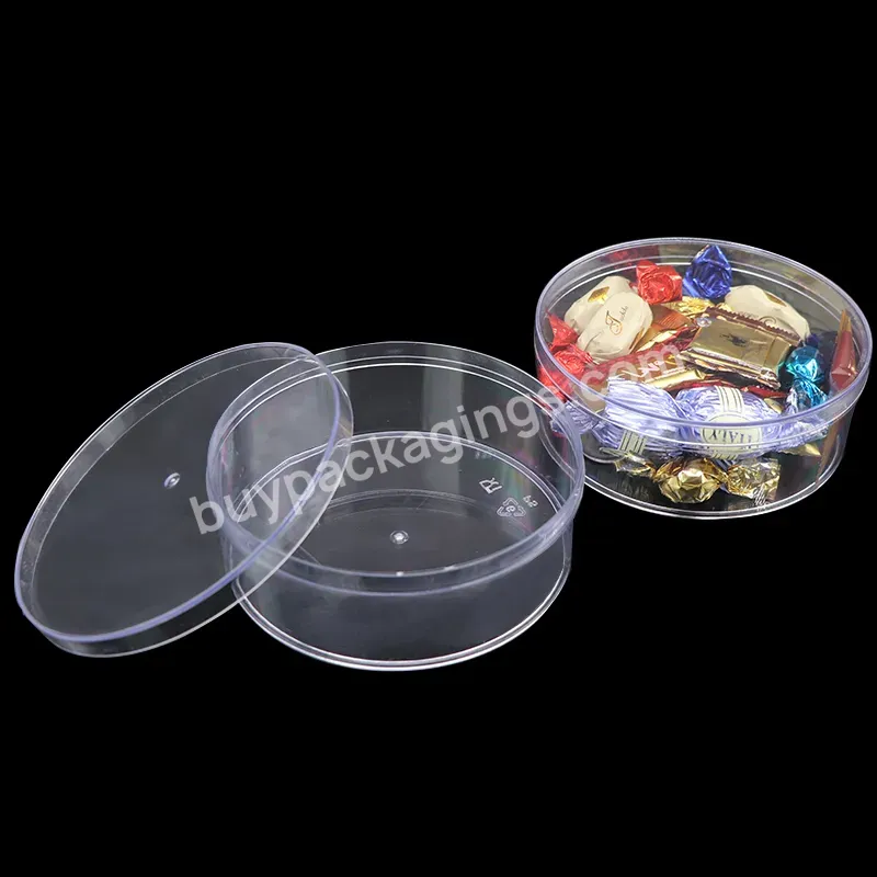 Round Cake Box Competitive Price Customized Box For Chocolate Cookie Snack Biscuit Packaging Plastic Acrylic Candy Box