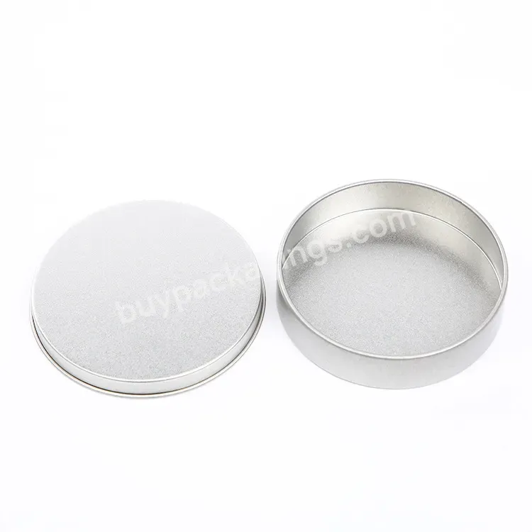 Round Food Grade Custom Cookie Tin Box Candy Tin Box For Cake