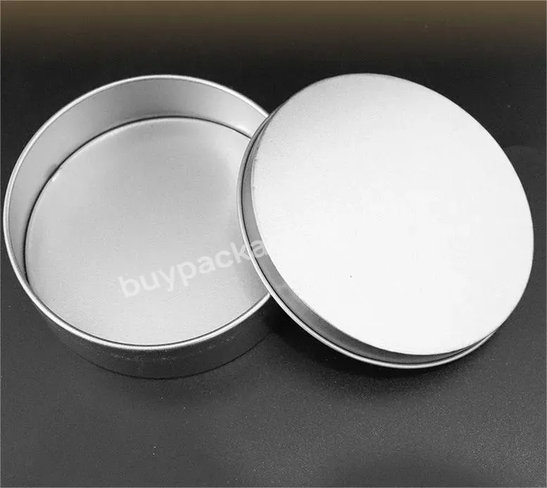 Round Food Grade Custom Cookie Tin Box Candy Tin Box For Cake