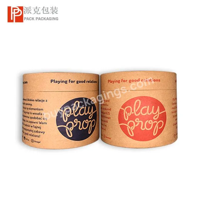 Round Kraft Paper Box High Quality New Gift Packaging Candle Holders Tube