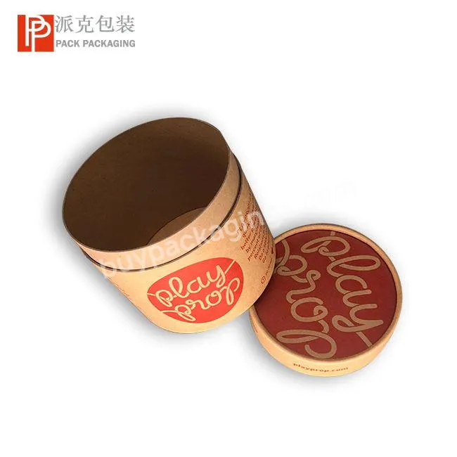 Round Kraft Paper Box High Quality New Gift Packaging Candle Holders Tube