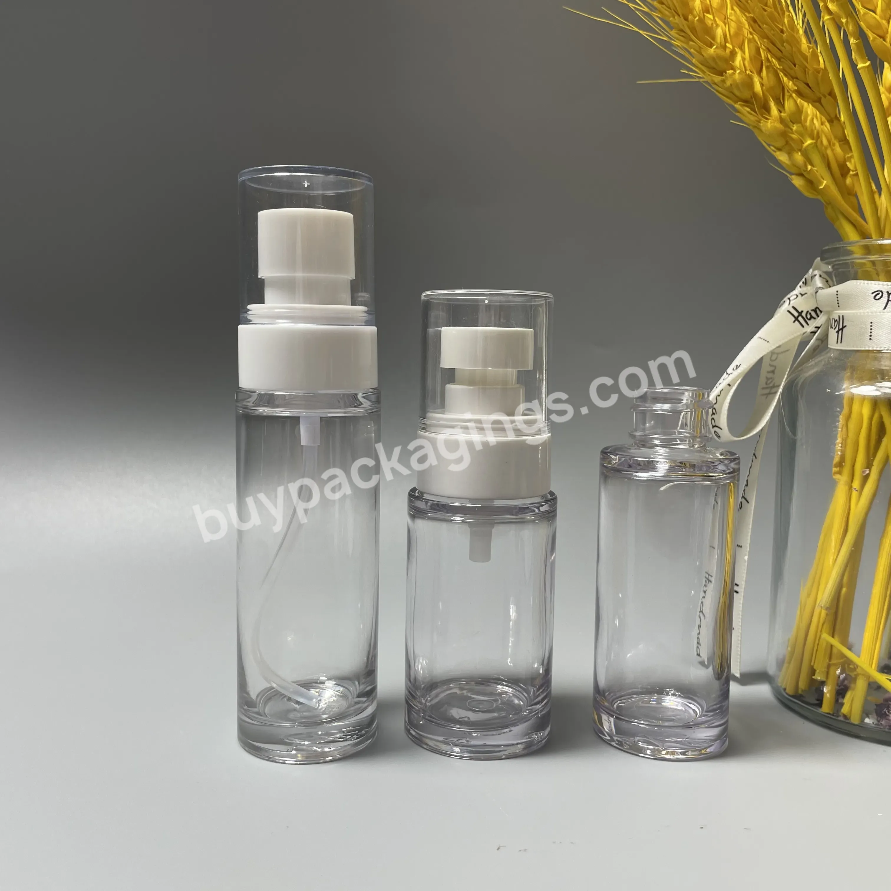 Round Petg 30ml 60ml 80ml 100ml Fine Mist Spray Pump Empty Small Plastic Mist Sprayer Bottle