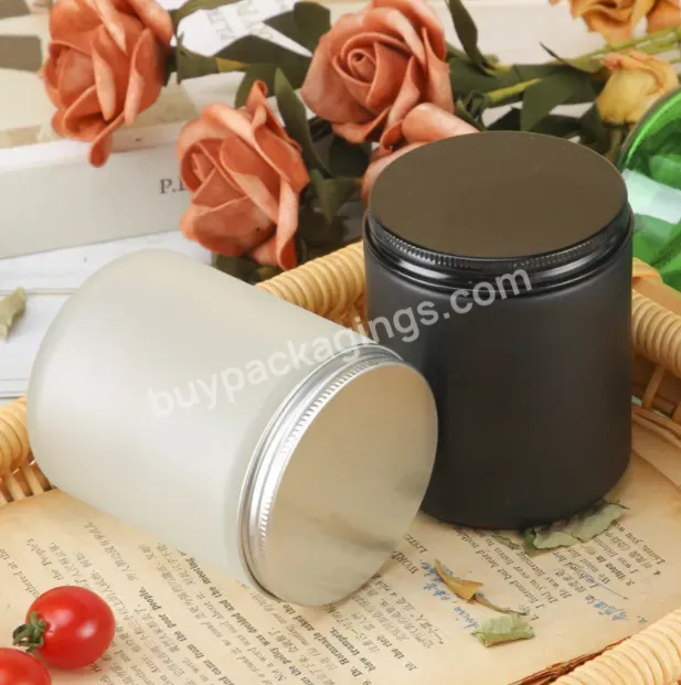 Round Shape Glass Jars For Candle Making Gold Candle Jar With Lid Cup Glass Candle With Label