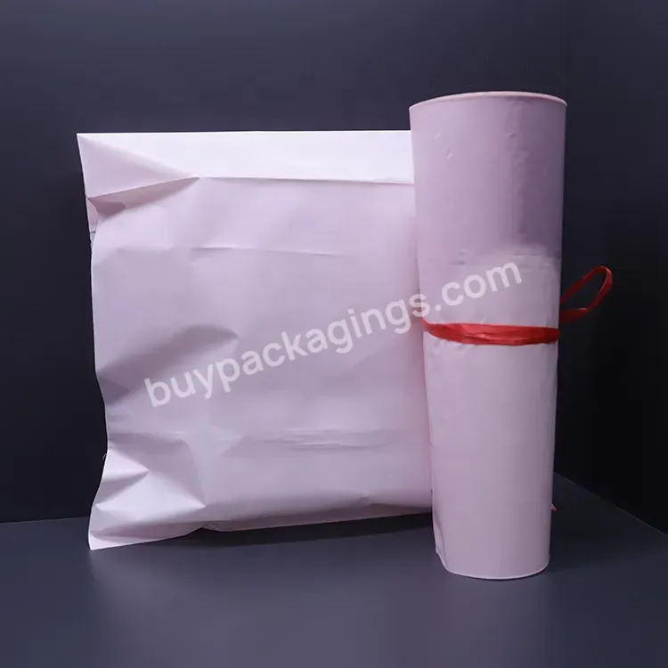 Rts 100% Compostable Mailers Shipping Envelopes Bags Matte Light Pink Biodegradable Poly Mailers