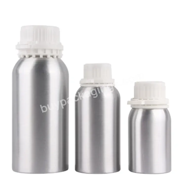 Rts 1000ml New Design Aluminum Bottle With Hand-held Ring Whole Set Aluminum Bottle For Essential Oil Packaging