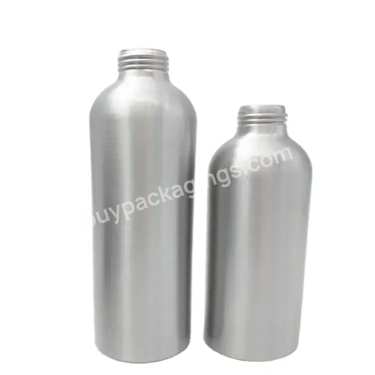 Rts Stock 100ml Aluminum Cosmetic Liquid Bottle Cosmetic Packaging Lotion Bottle Metal Essential Oil Bottle With Lid