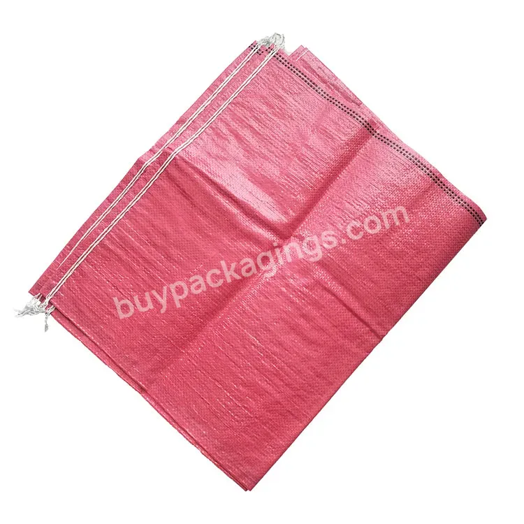 Sac Costales Bolsas Rafia Sacos De Polipropileno De 50 Kg Laminado 25kg Rojos Blanco Para Azucar Milho Mineros Riz Arroz