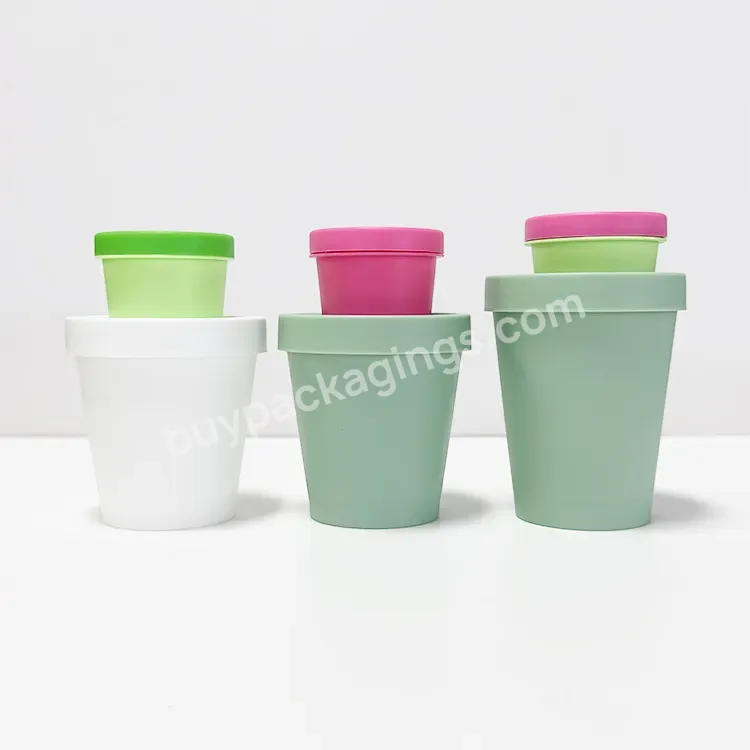 Safe And Durable Plastic Cream Container Jar Cosmetic Hair Care Product Container Cream Jar