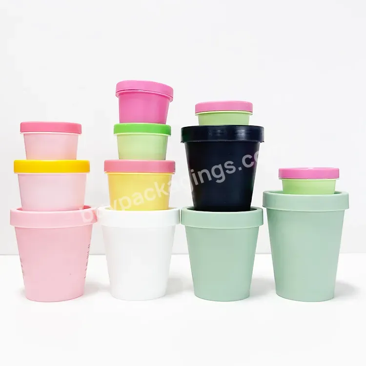 Safe And Durable Plastic Cream Container Jar Cosmetic Hair Care Product Container Cream Jar