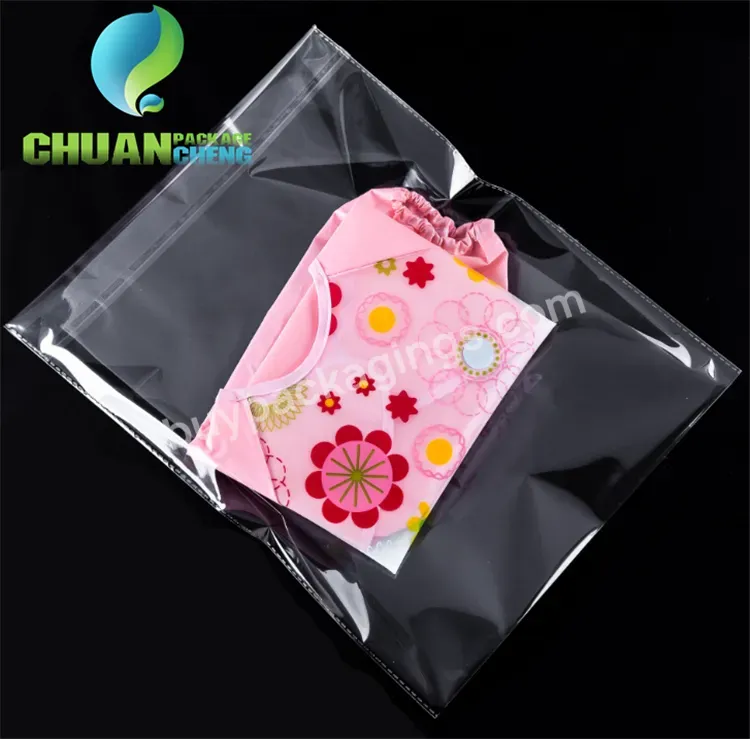 Sale By Bulk Produced In Yiwu Cellophane Self Adhesive Seal Opp Plastic Bag Clothing Package Exported To America