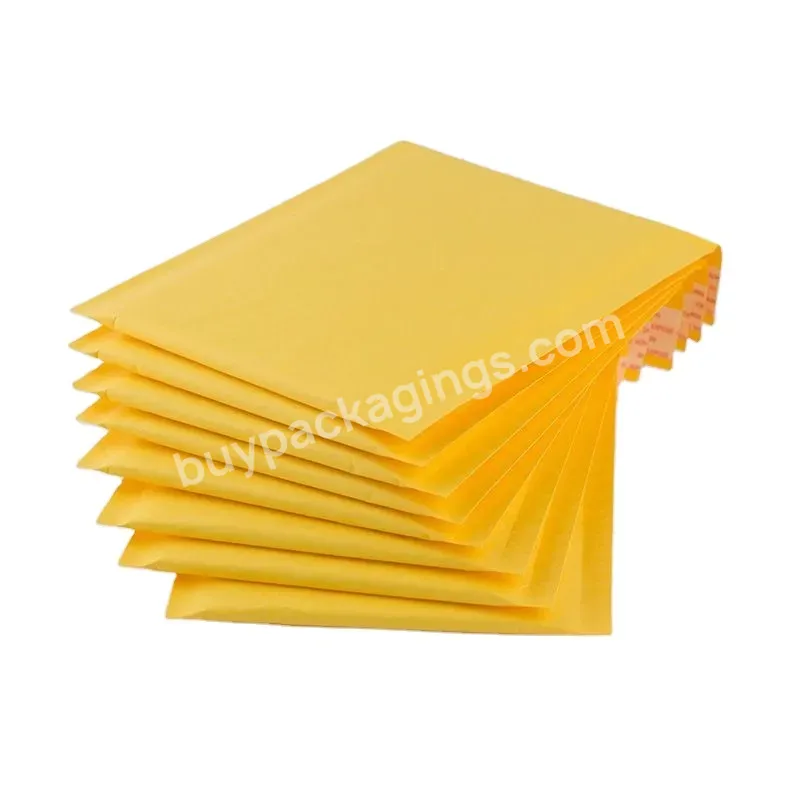 Sample Available Bubble Padded Envelopes Custom Kraft Bubble Mailer Compostable Bubble Shipping Mailing Bags For Books Clothing