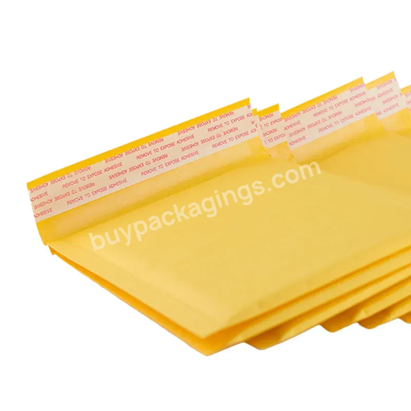 Sample Available Bubble Padded Envelopes Custom Kraft Bubble Mailer Compostable Bubble Shipping Mailing Bags For Books Clothing