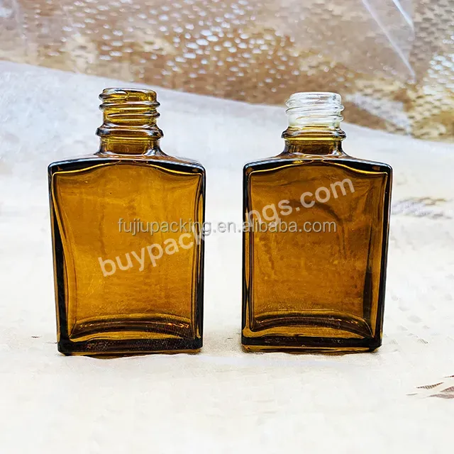 Sample Free 1 Oz Glass Essential Oil Serum Dropper Bottle Flat Shoulder Amber Frosted Clear 30ml Dropper Bottle For Essence