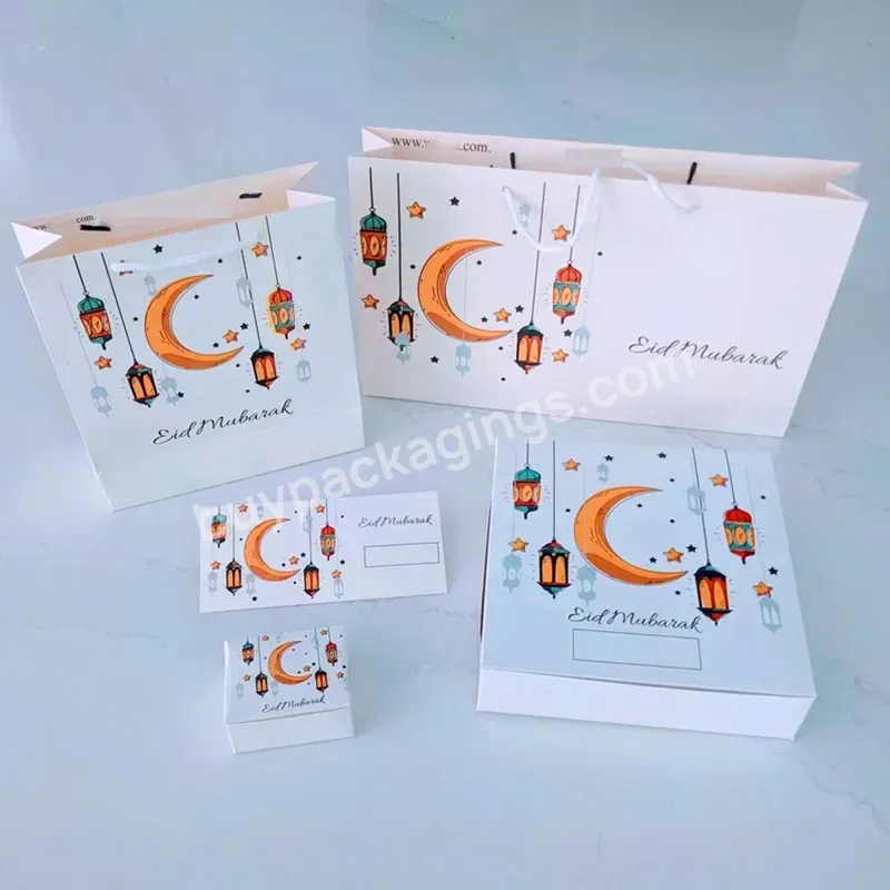 Saudi Arabia Muslim Unique Gift Goodie Packaging Eid Personal Present Home Gift Packaging Paper Bags For Children's Kids