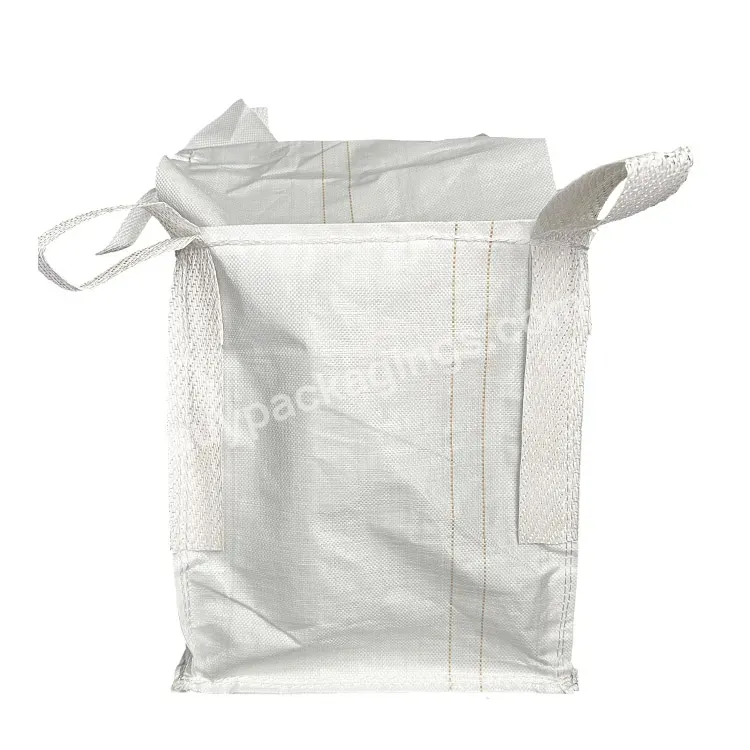 Scrap Pp Jumbo Bags Polyethylene Liner With A Thickness Jumbo Bags Scrap Pp Belt Lifting Loops