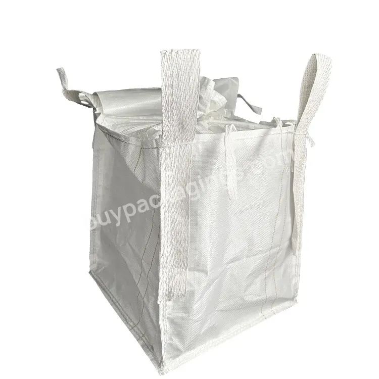 Scrap Pp Jumbo Bags Polyethylene Liner With A Thickness Jumbo Bags Scrap Pp Belt Lifting Loops