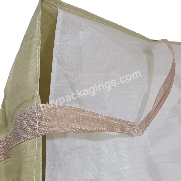 Scrap Pp Jumbo Bags Scraps For Sale Thick Woven Polypropylene Jumbo Bags Scrap Pp Belt Lifting Loops