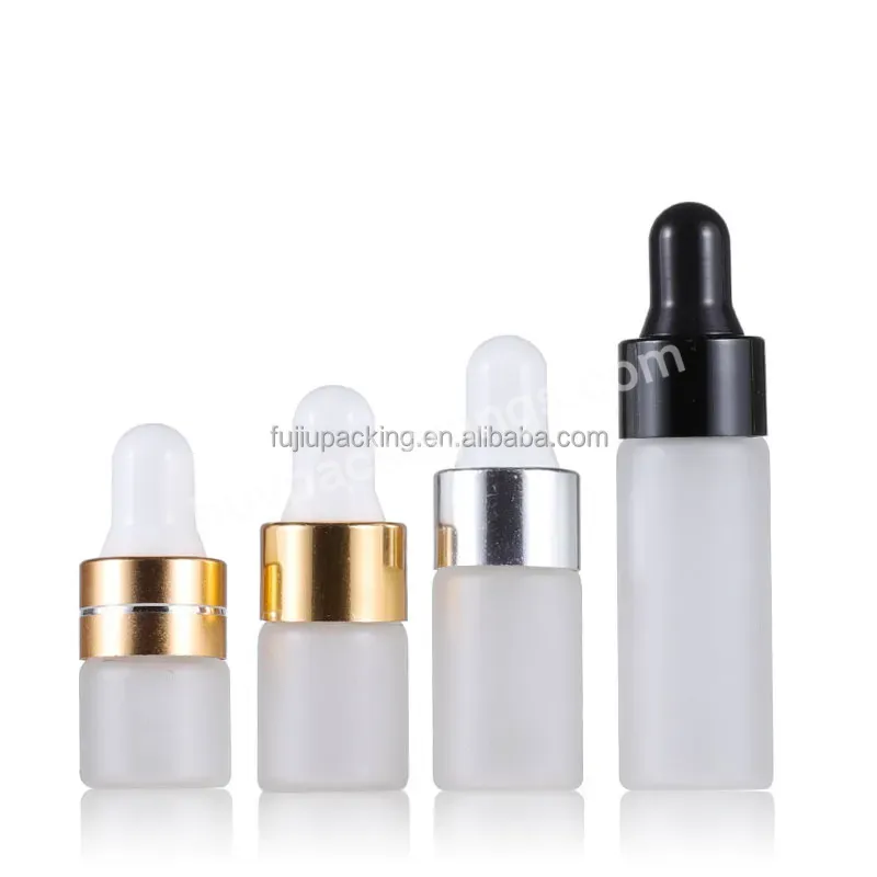 Screen Printing 1ml 2ml 3ml 5ml 10ml Small Mini Glass Dropper Bottles Essential Oil Bottle With Dropper