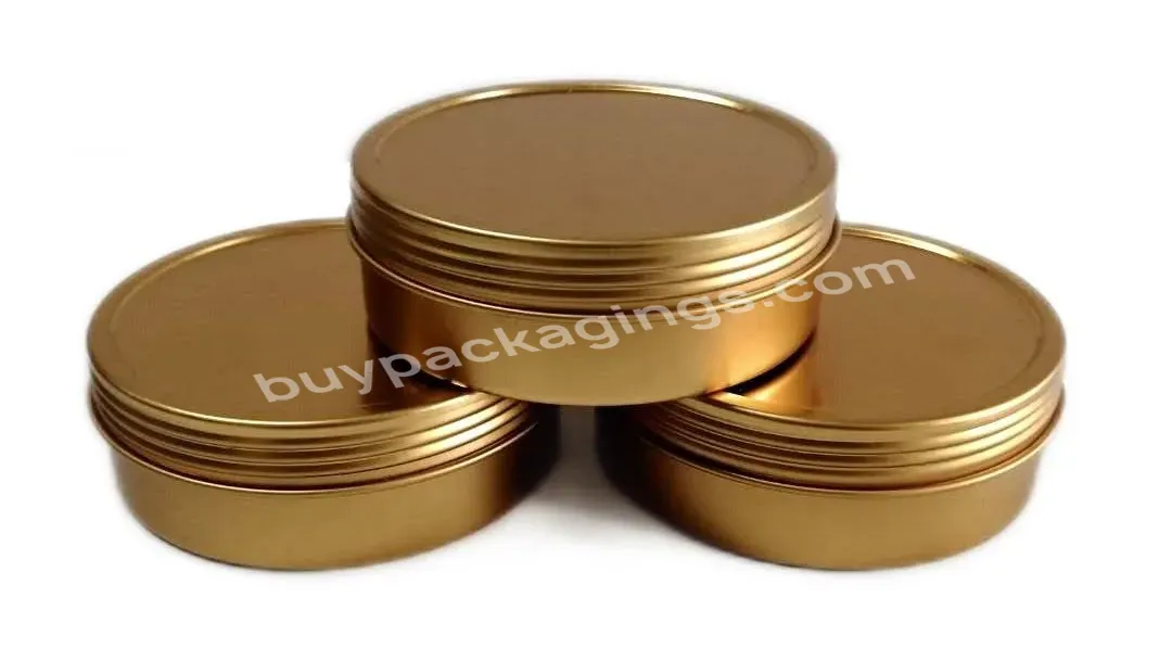 Screw 4oz Candle Jar Container With Lid Ready To Ship Door To Door Drop Shipping,Gold,White,Black,Rose Gold
