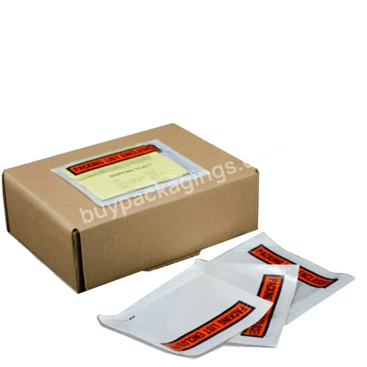 Self-adhesive 7" X 5-1/2" Packing List Envelopes - Buy Self-adhesive Ups Packing Slip Envelope,Plastic Envelopes,Packing List Document Envelopes.